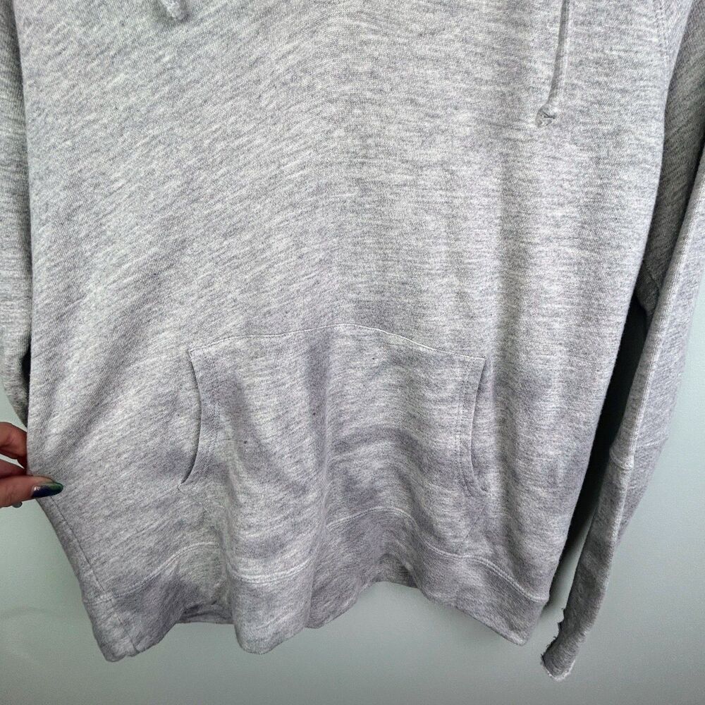 Johnny Was Calme Mira Sweatshirt Hoodie Grey Tie Dye Swirl Drawstring Pockets XS - Picture 5 of 14
